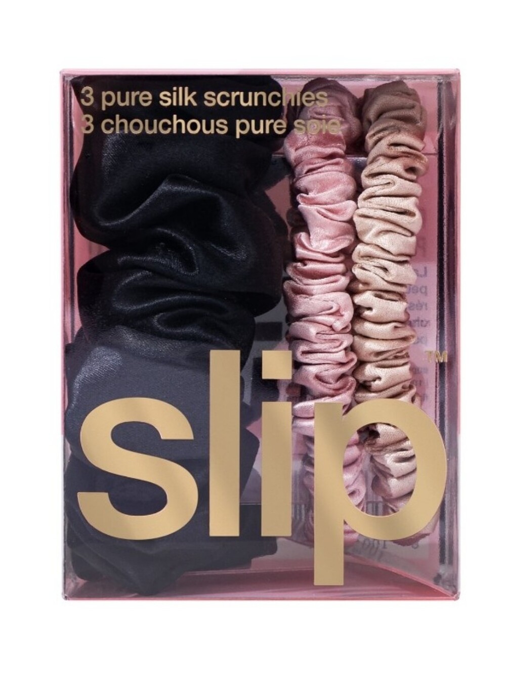 NIB Slip Pure Silk Scrunchies 3 Pc Set